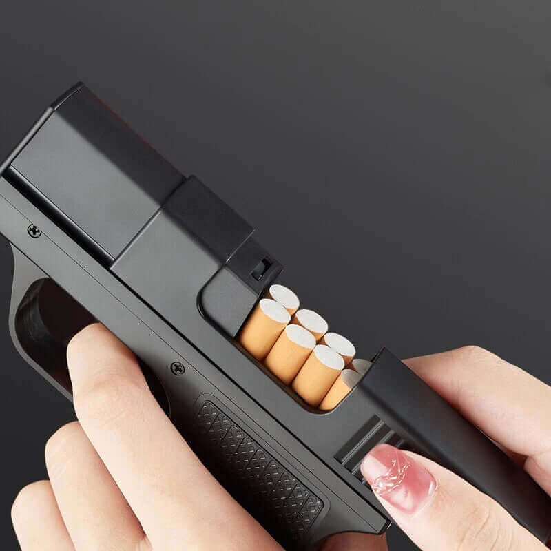 Metal Turb Lighter Gas Lighter Welding Gun Cigarette Box 10PCS Windproof Cigar Lighter Cigarette Lighter Unusual Camping Lighter -  from PurelyFreshAir | Available at PurelyFreshAir