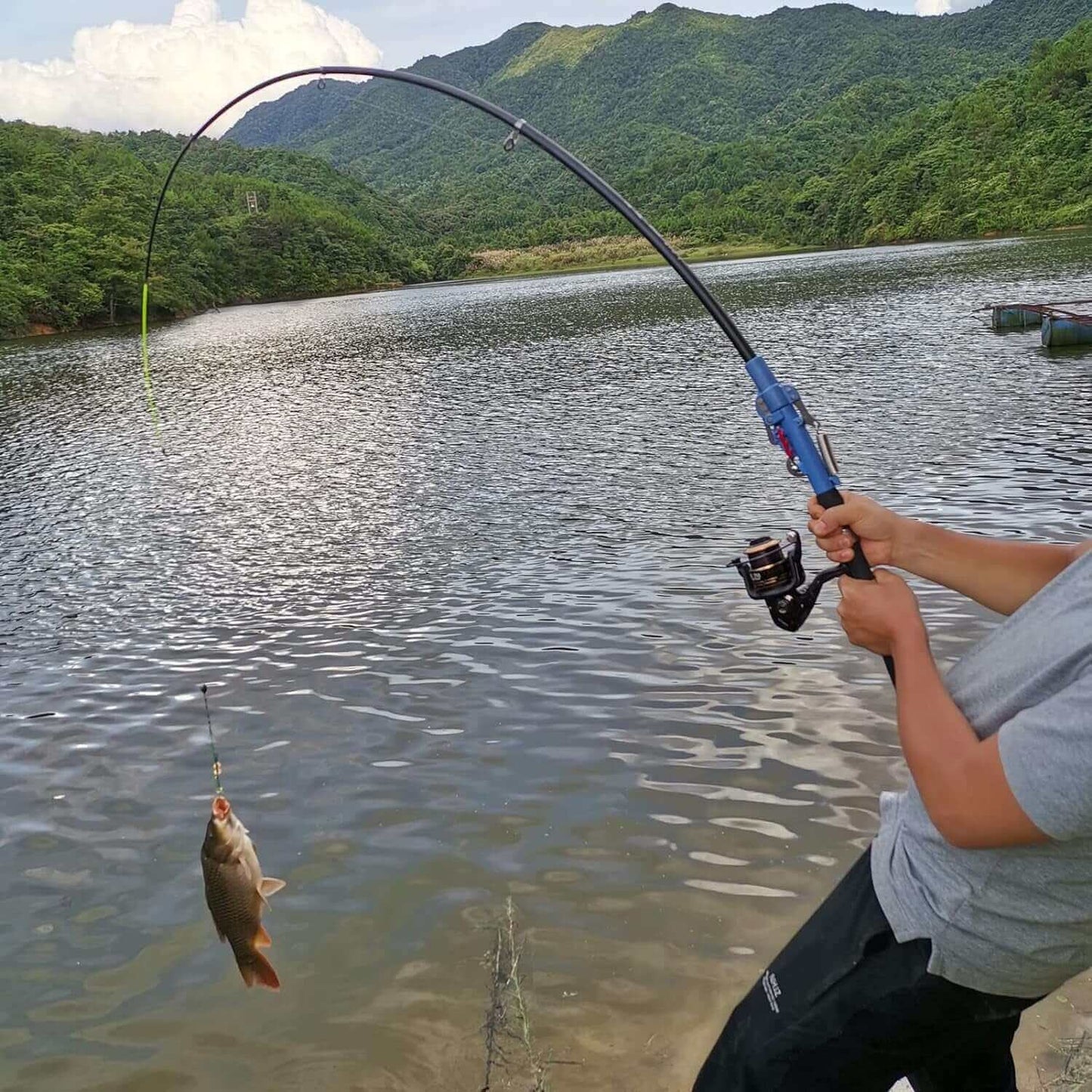 Automatic Fishing Rod and Reel Combos Telescopic Fishing Pole with Reel Combo Sea Saltwater Freshwater Kit Fishing Rod Kit -  from PurelyFreshAir | Available at PurelyFreshAir