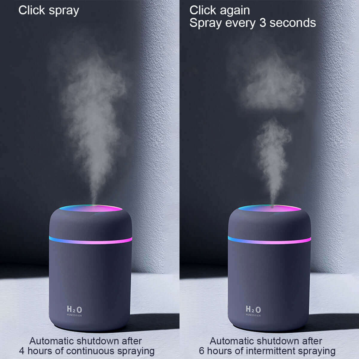 Essential Oil Aroma Diffuse Aromatherapy LED Ultrasonic Humidifier Air Purifier -  from My Store | Available at PurelyFreshAir