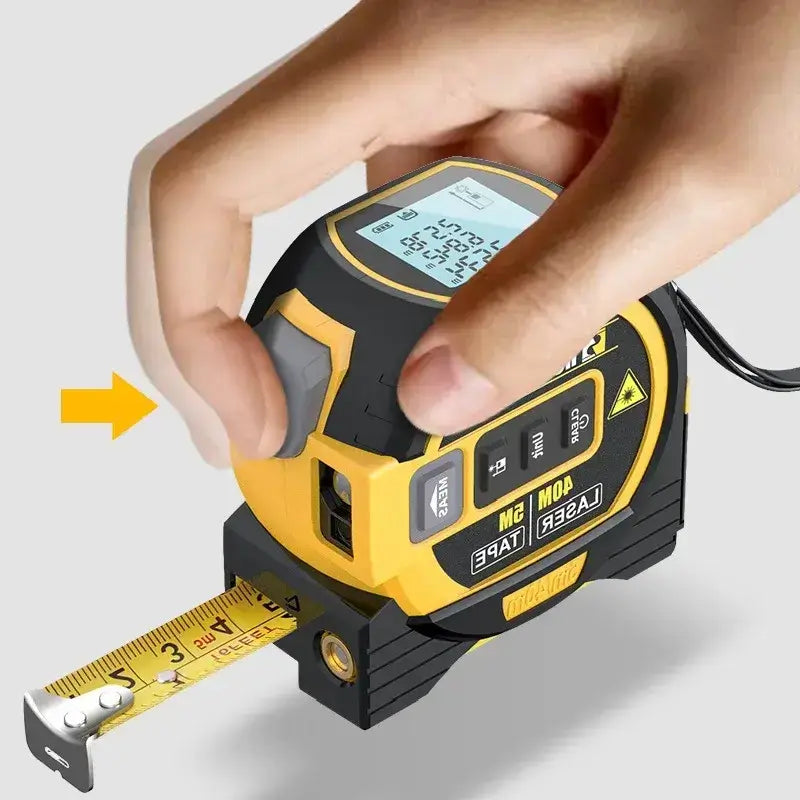 "Get precise measurements with this 3-in-1 Laser Tape Measure! 📏✨ #lasermeasurement #DIYprojects" -  from PurelyFreshAir | Available at PurelyFreshAir