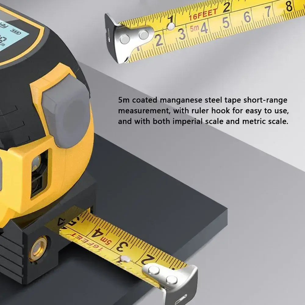 "Get precise measurements with this 3-in-1 Laser Tape Measure! 📏✨ #lasermeasurement #DIYprojects" -  from PurelyFreshAir | Available at PurelyFreshAir