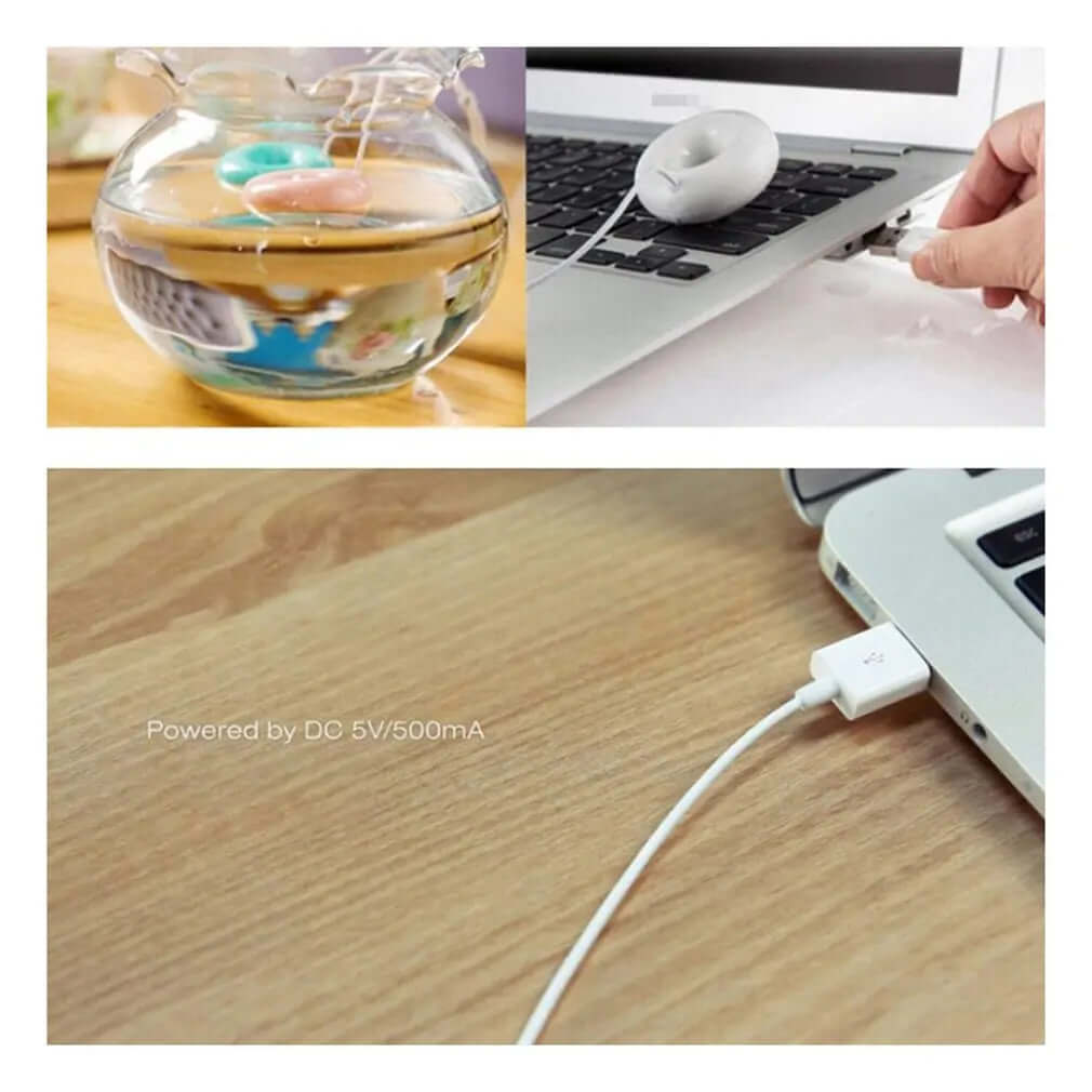 USB Office Desktop Mini Humidifier with Portable Air Purifier -  from PurelyFreshAir | Available at PurelyFreshAir