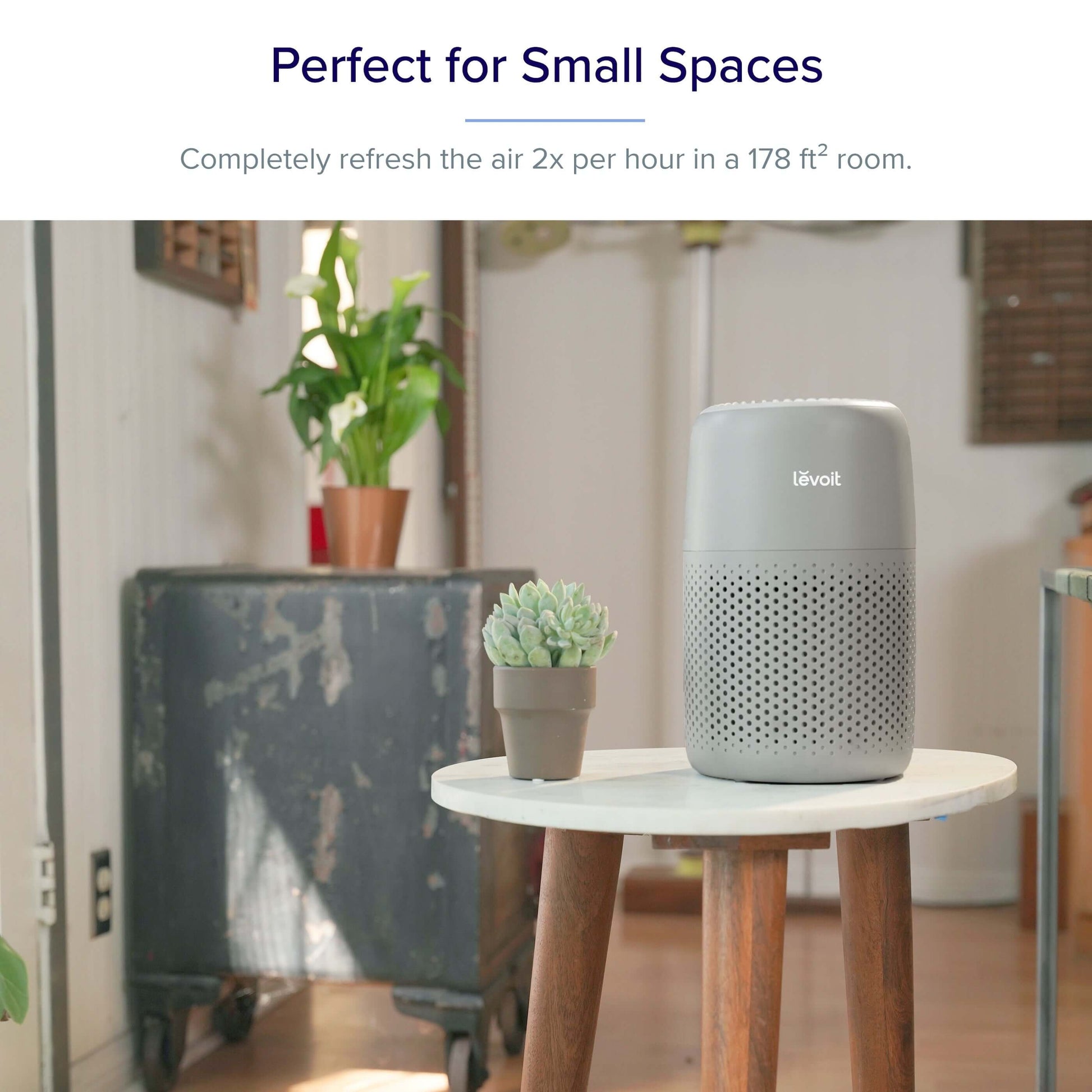 Desktop HEPA Air Purifier with Aroma for Bedroom & Office (178 Sq. Ft), Core Mini, Gray. -  from My Store | Available at PurelyFreshAir