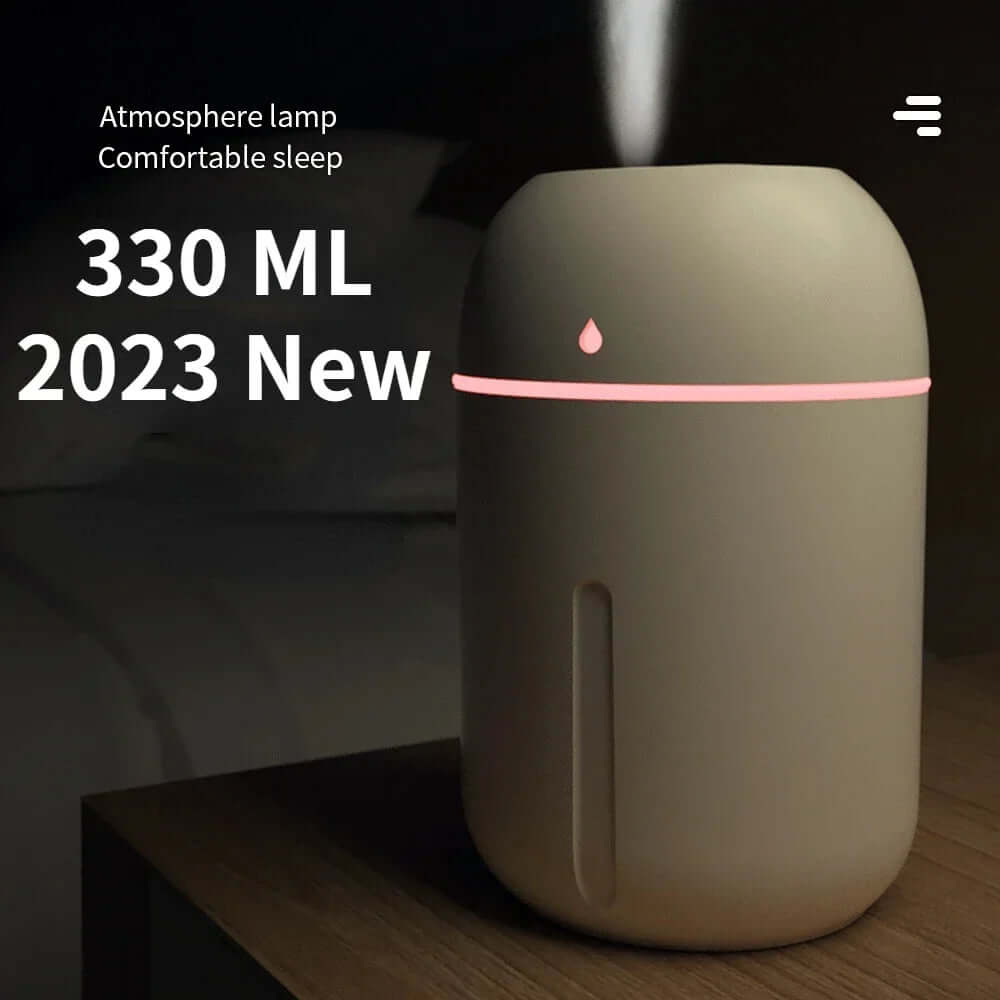 330ML USB Ultrasonic Aroma Diffuser with Essential Oil Atomizer -  from PurelyFreshAir | Available at PurelyFreshAir