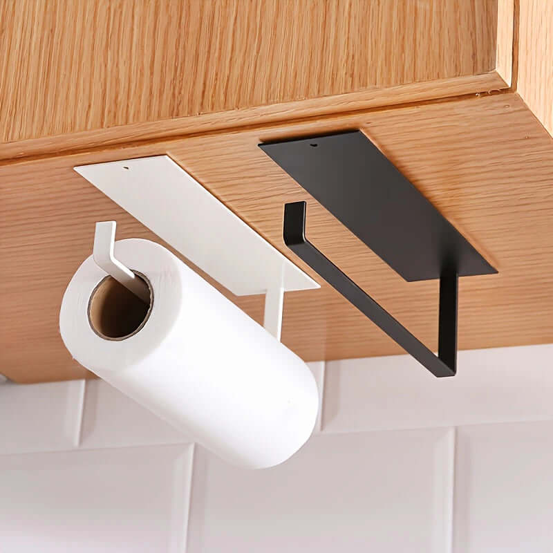 Kitchen Carbon Steel Paper Towel Rack Punch Free Paper Towel Rack Household Paper Rack Storage Rack -  from PurelyFreshAir | Available at PurelyFreshAir