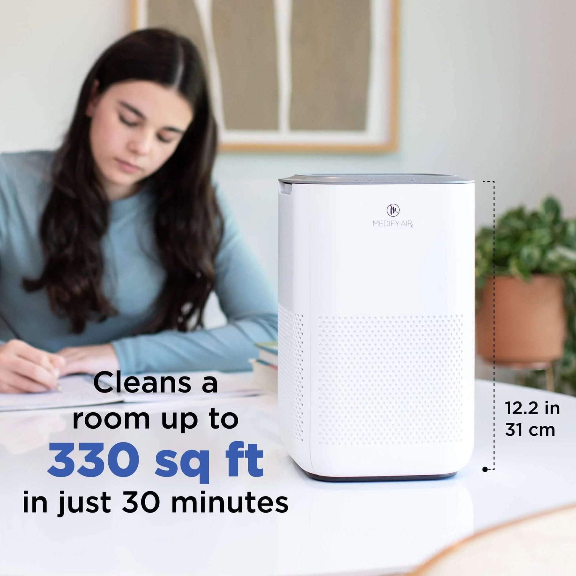 MA-15 Air Purifier with HEPA H13 Filters - 330 Sq Ft Coverage for Smoke - White, 1-Pack. -  from My Store | Available at PurelyFreshAir