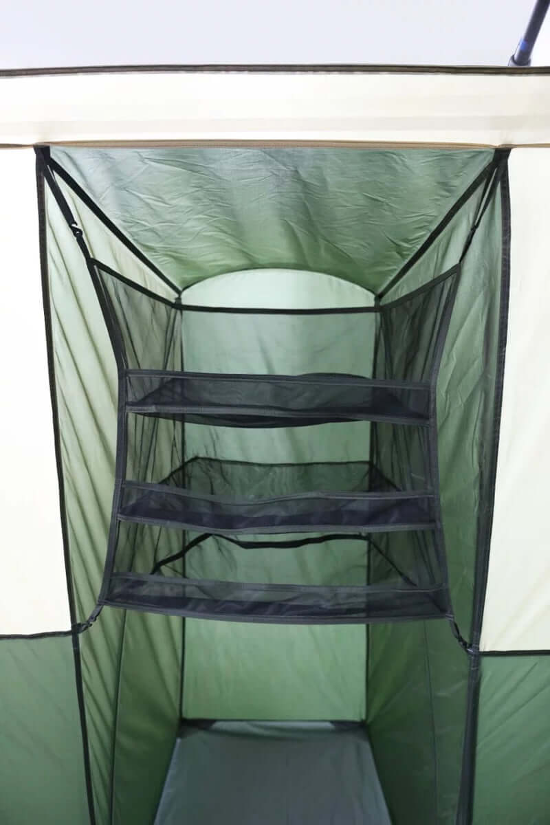 Hazel Creek 12 Person 3-Room Cabin Tent, 20' X 9' X 84", Green -  from PurelyFreshAir | Available at PurelyFreshAir