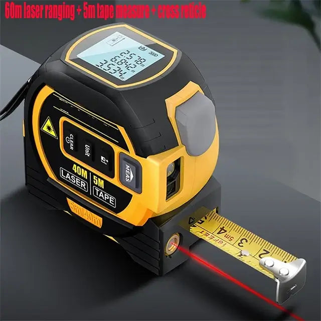 "Get precise measurements with this 3-in-1 Laser Tape Measure! 📏✨ #lasermeasurement #DIYprojects" -  from PurelyFreshAir | Available at PurelyFreshAir