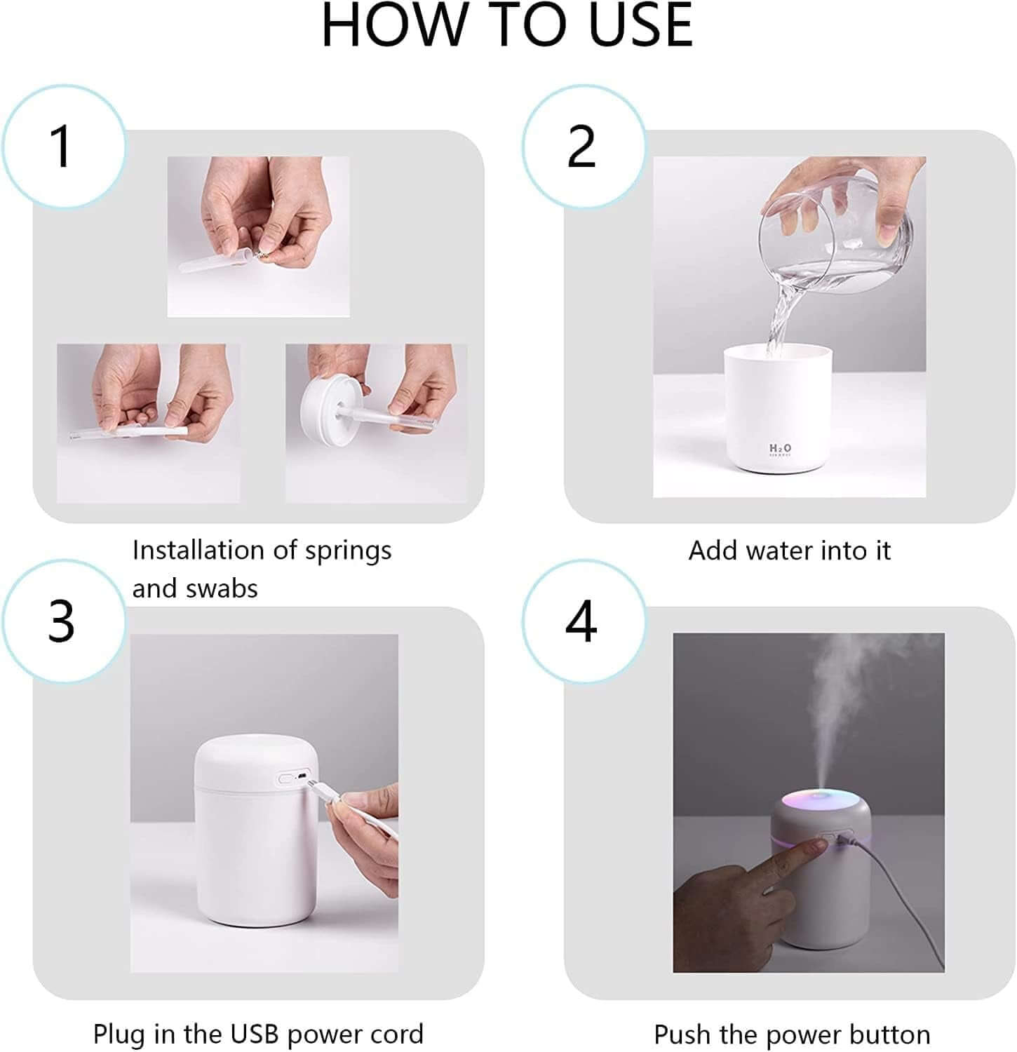 Essential Oil Aroma Diffuse Aromatherapy LED Ultrasonic Humidifier Air Purifier -  from My Store | Available at PurelyFreshAir