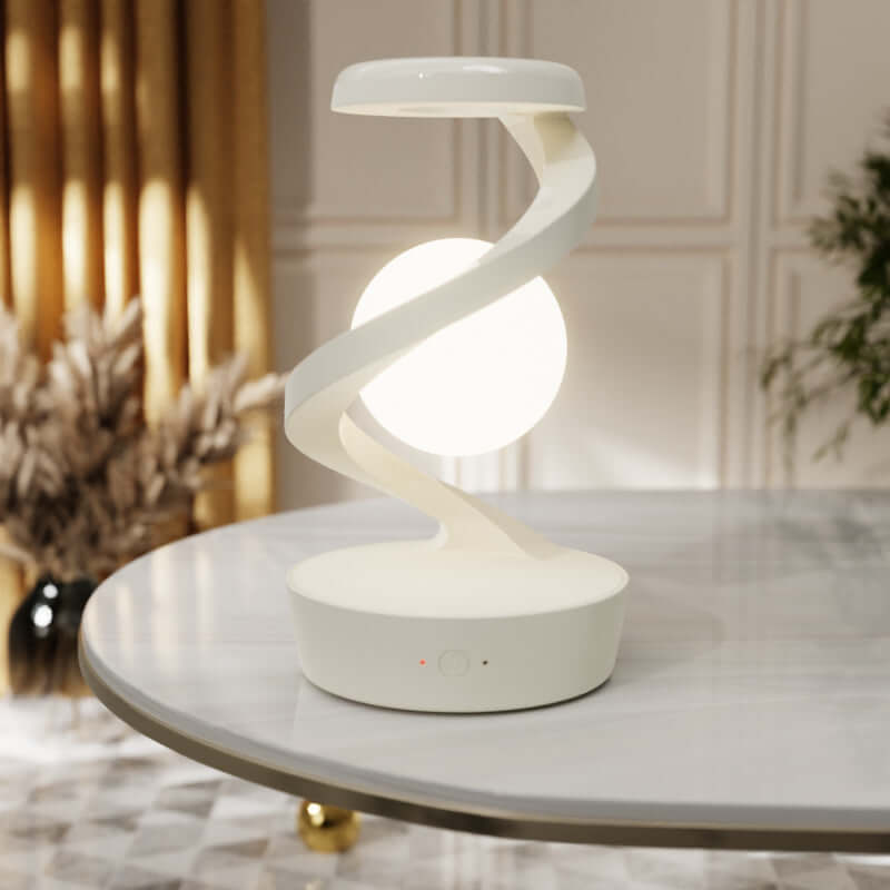 Rotating Moon Desk Lamp with Phone Wireless Charging Sensor Control Table Lamps Decorative Desktop Lamp Small Night Lamp Home Decor -  from PurelyFreshAir | Available at PurelyFreshAir