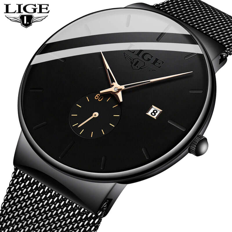 2023 Fashion Mens Watches Top Brand Luxury Quartz Watch Men Casual Slim Mesh Steel Waterproof Sport Watch Relogio Masculino -  from PurelyFreshAir | Available at PurelyFreshAir