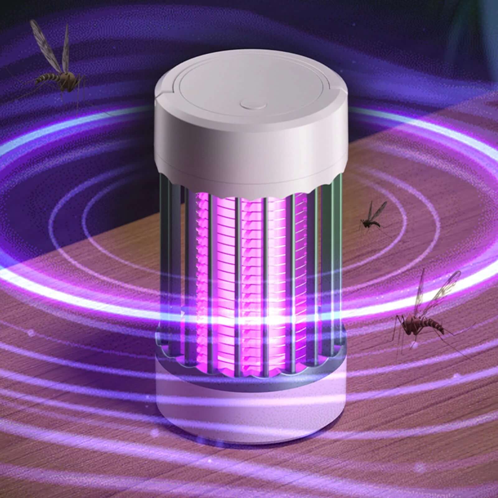 Bug Zapper Outdoor and Indoor, Mosquito Zapper, Fly Zapper, Electric Rechargeable Cordless Waterproof Mosquito Trap, Mosquito Killer Lamp for Home, Patio, Camping and RV, USB Battery Powered -  from PurelyFreshAir | Available at PurelyFreshAir