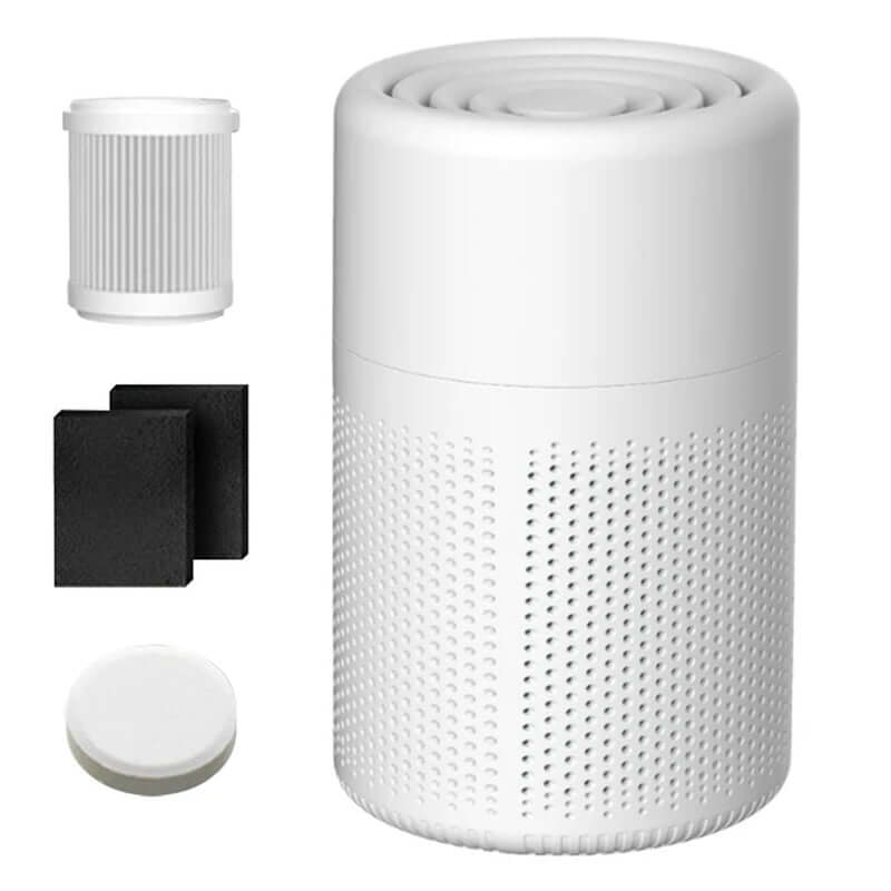 Multifunctional Desktop Air Purifier Remove with Auto Air Quality Monitoring Small Air Purifier Quiet Air Cleaner for Home -  from My Store | Available at PurelyFreshAir