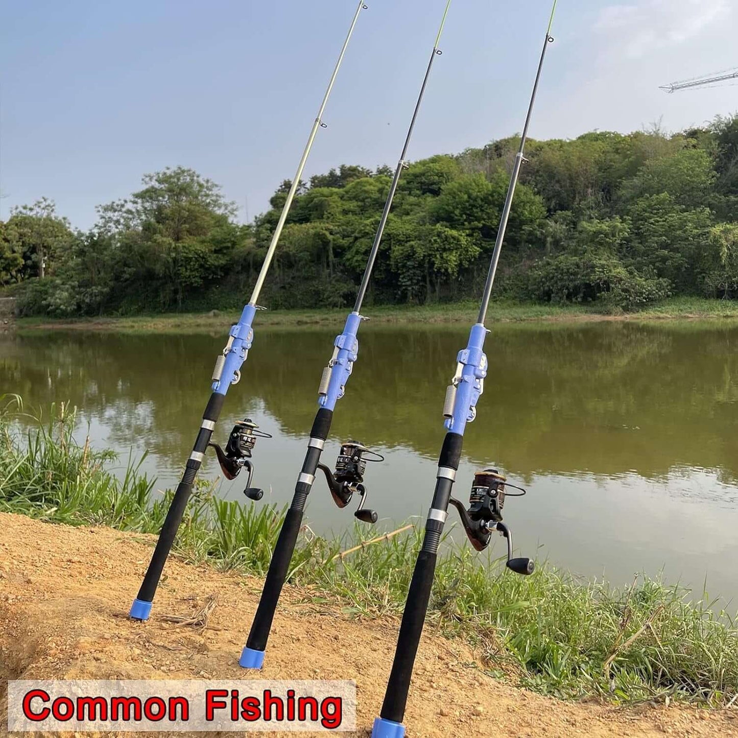 Automatic Fishing Rod and Reel Combos Telescopic Fishing Pole with Reel Combo Sea Saltwater Freshwater Kit Fishing Rod Kit -  from PurelyFreshAir | Available at PurelyFreshAir