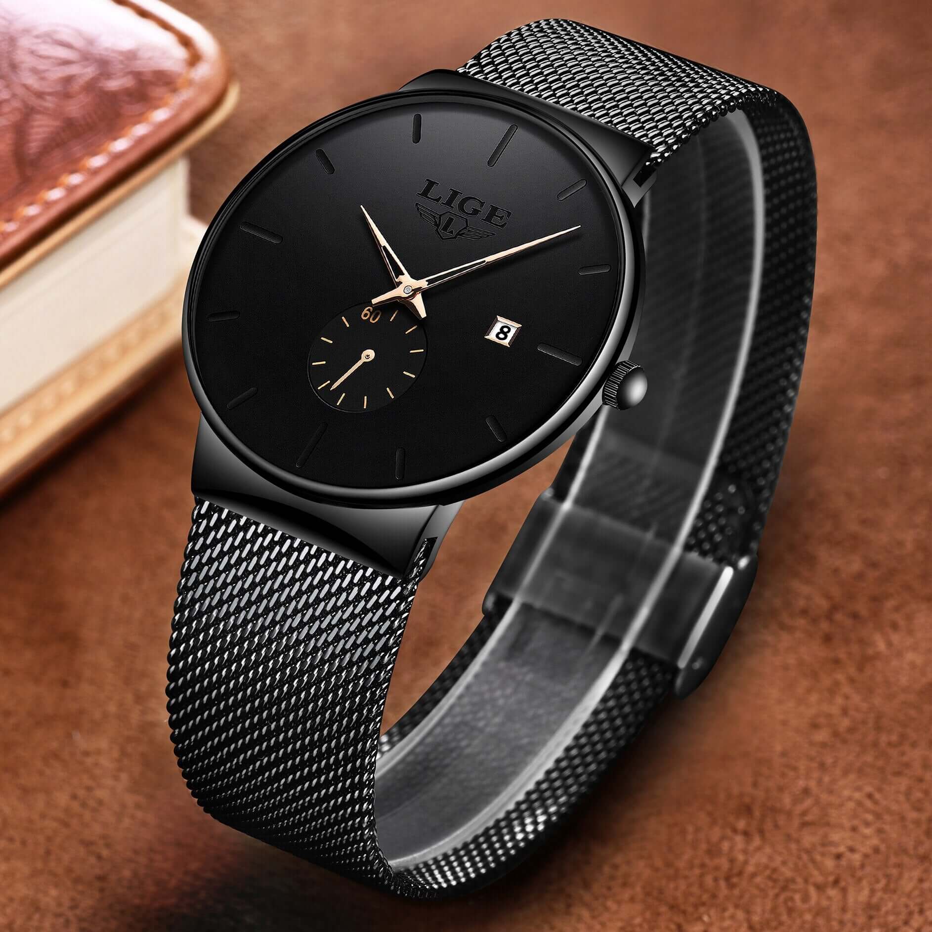 2023 Fashion Mens Watches Top Brand Luxury Quartz Watch Men Casual Slim Mesh Steel Waterproof Sport Watch Relogio Masculino -  from PurelyFreshAir | Available at PurelyFreshAir