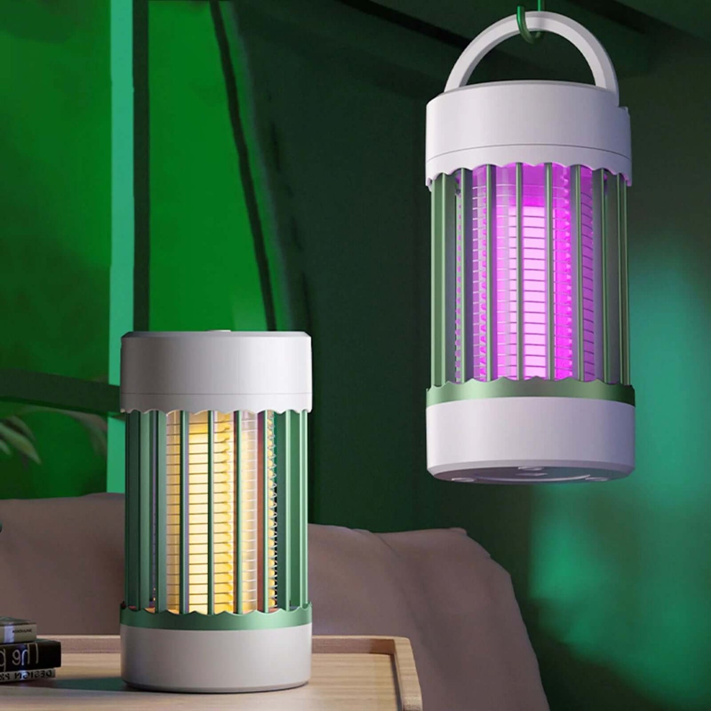 Bug Zapper Outdoor and Indoor, Mosquito Zapper, Fly Zapper, Electric Rechargeable Cordless Waterproof Mosquito Trap, Mosquito Killer Lamp for Home, Patio, Camping and RV, USB Battery Powered -  from PurelyFreshAir | Available at PurelyFreshAir