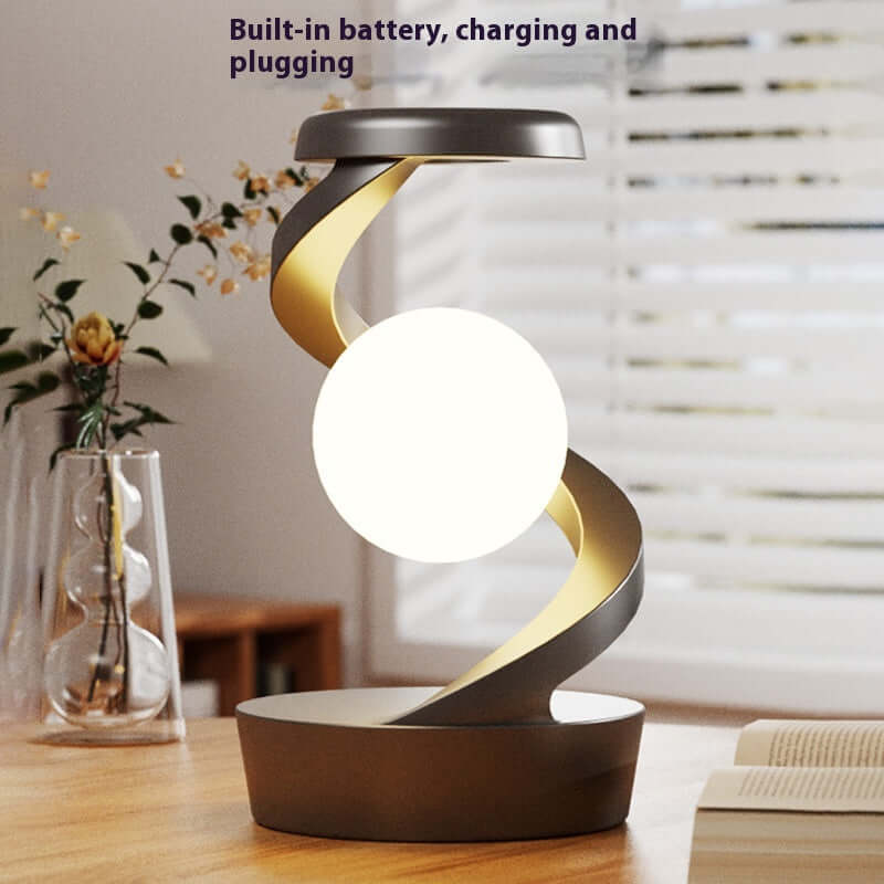 Rotating Moon Desk Lamp with Phone Wireless Charging Sensor Control Table Lamps Decorative Desktop Lamp Small Night Lamp Home Decor -  from PurelyFreshAir | Available at PurelyFreshAir